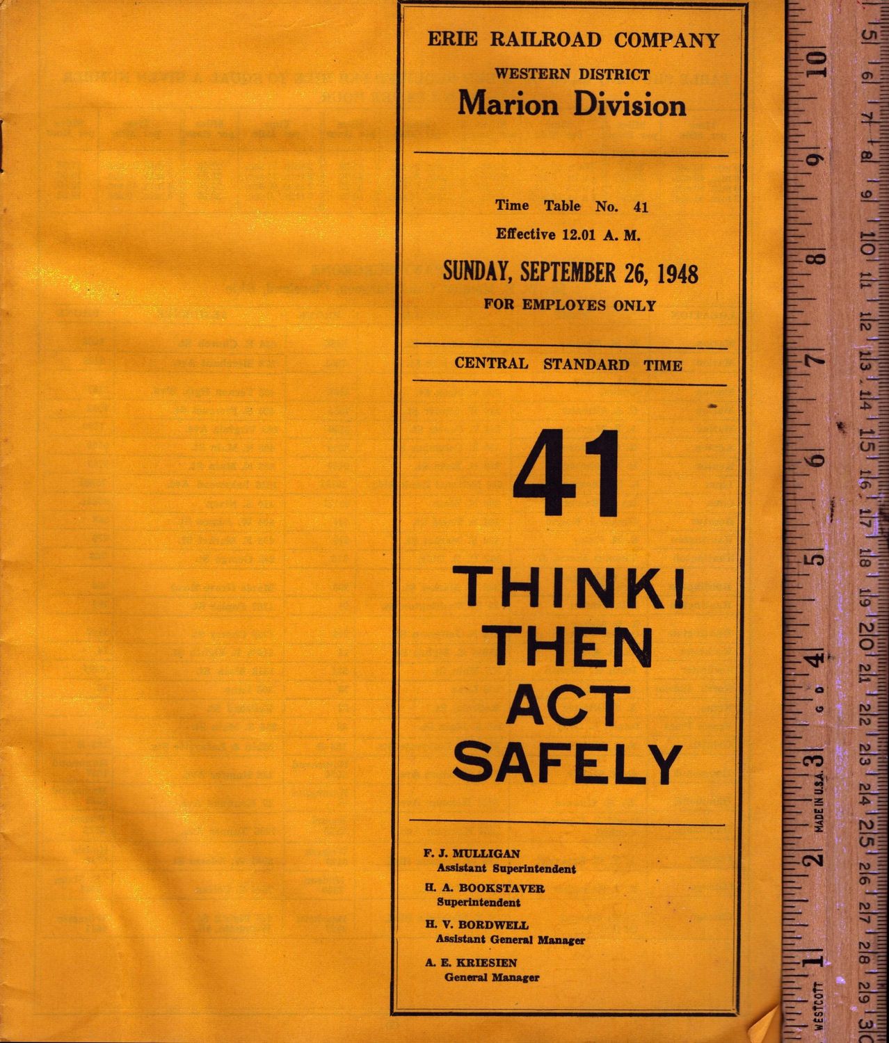 Erie Marion Division 1948
