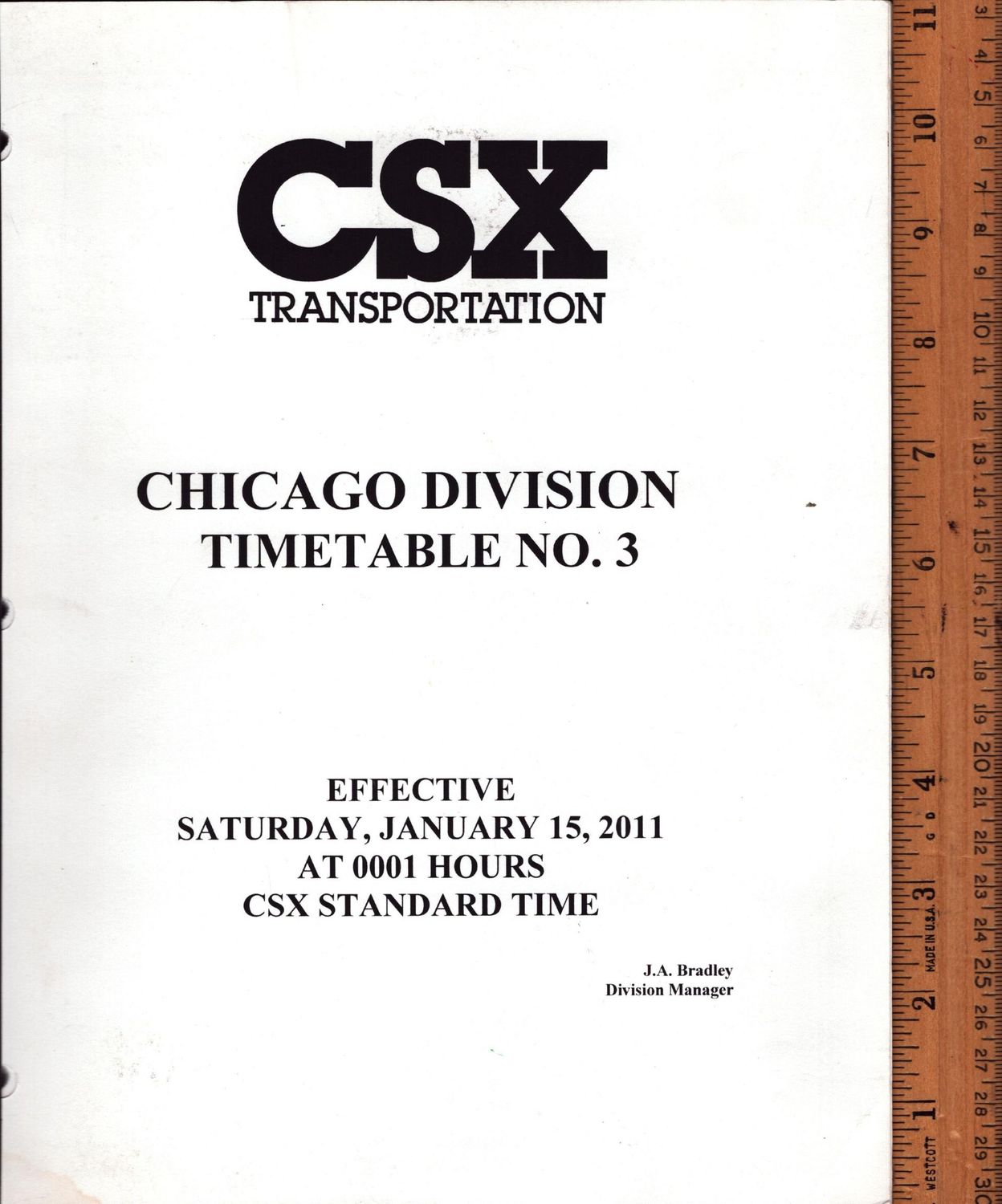 CSX Chicago Division 2011