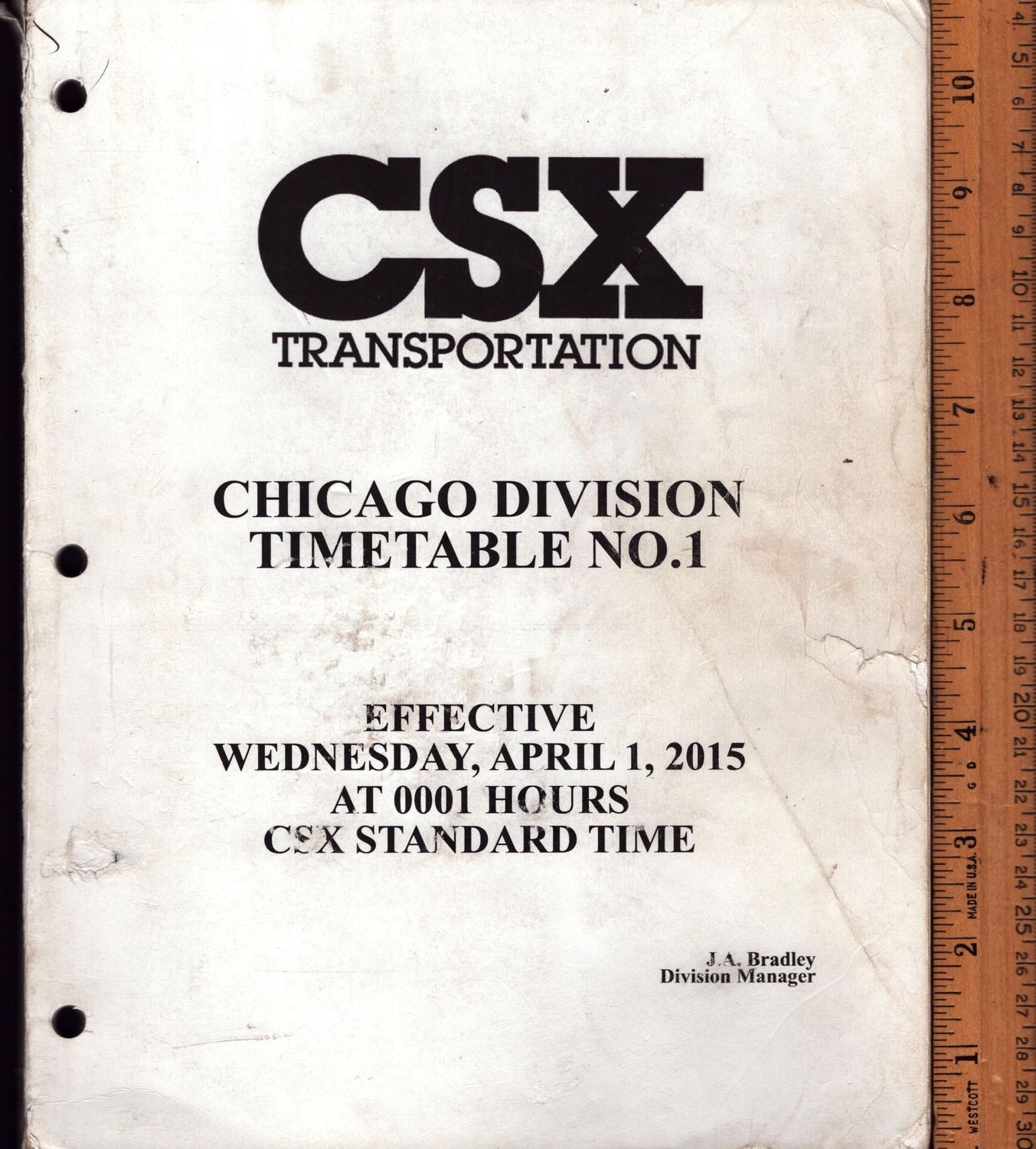 CSX Chicago Division 2015