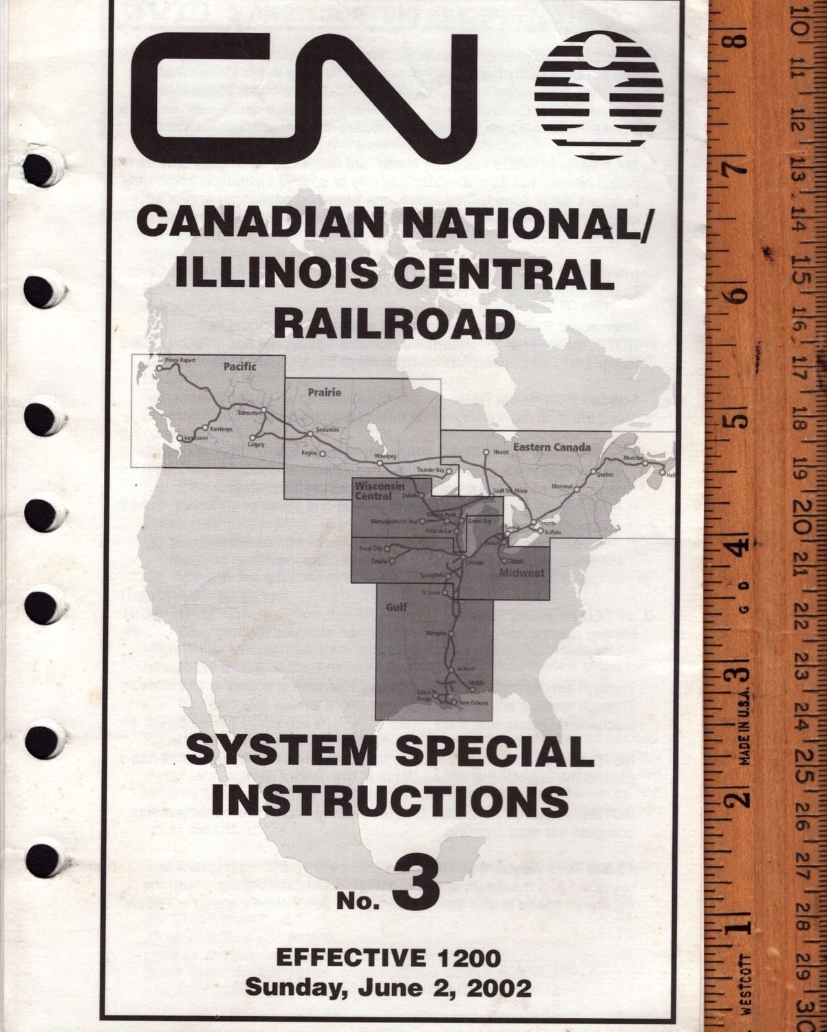 Canadian National / Illinois Central System Special Instructions 2002