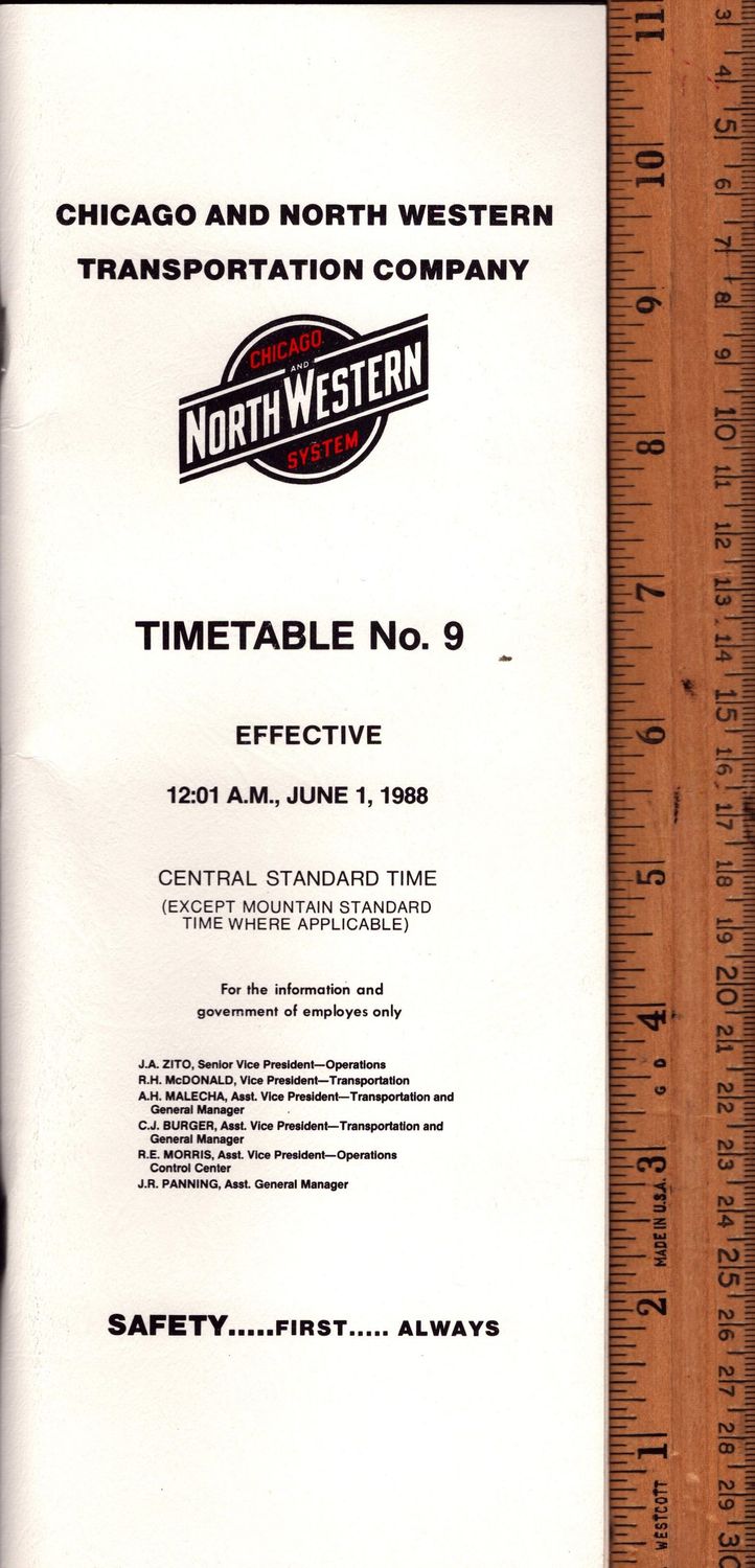 Chicago & North Western Transportation Co. 1988