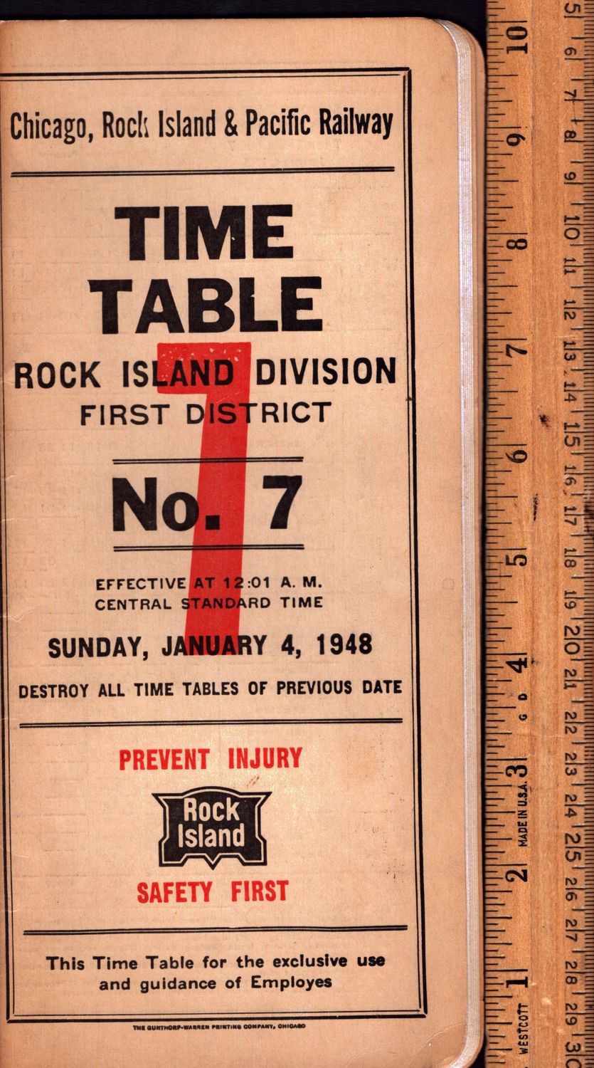 Rock Island Rock Island Division 1948