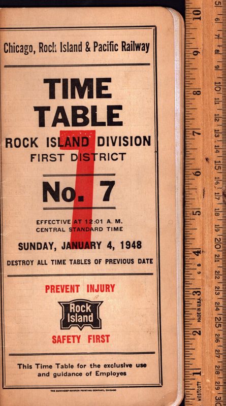 Rock Island Rock Island Division 1948