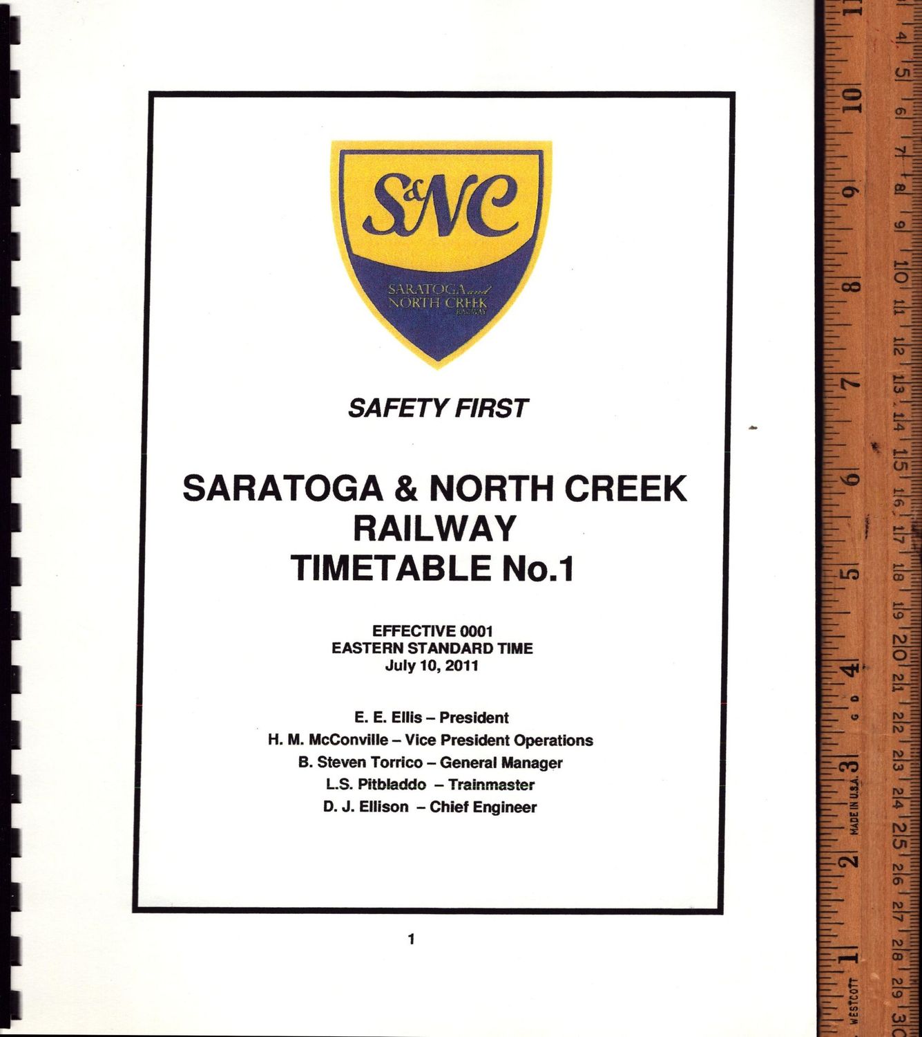 Saratoga & North Creek Railway 2011
