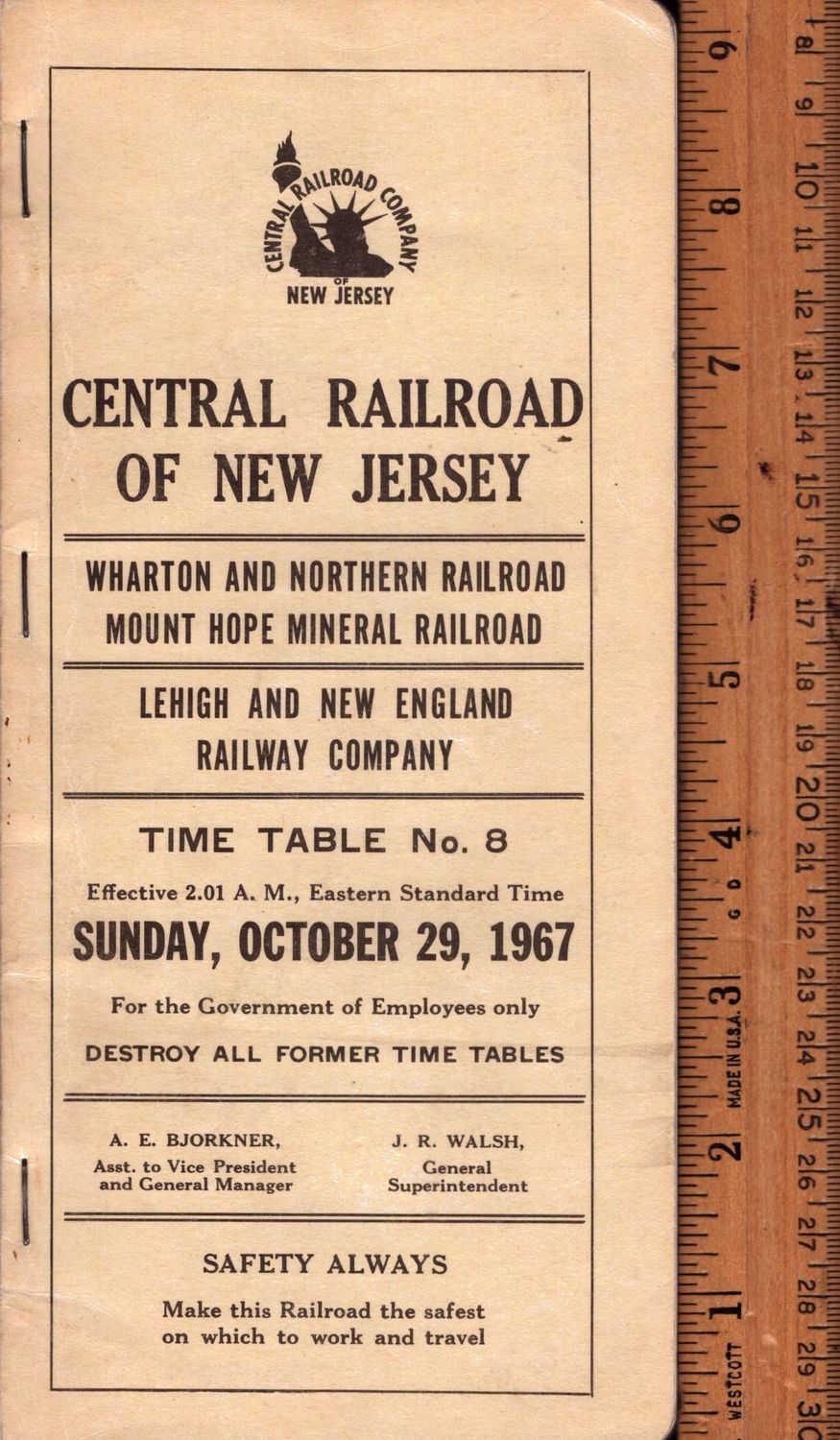 Central Railroad of New Jersey 1967