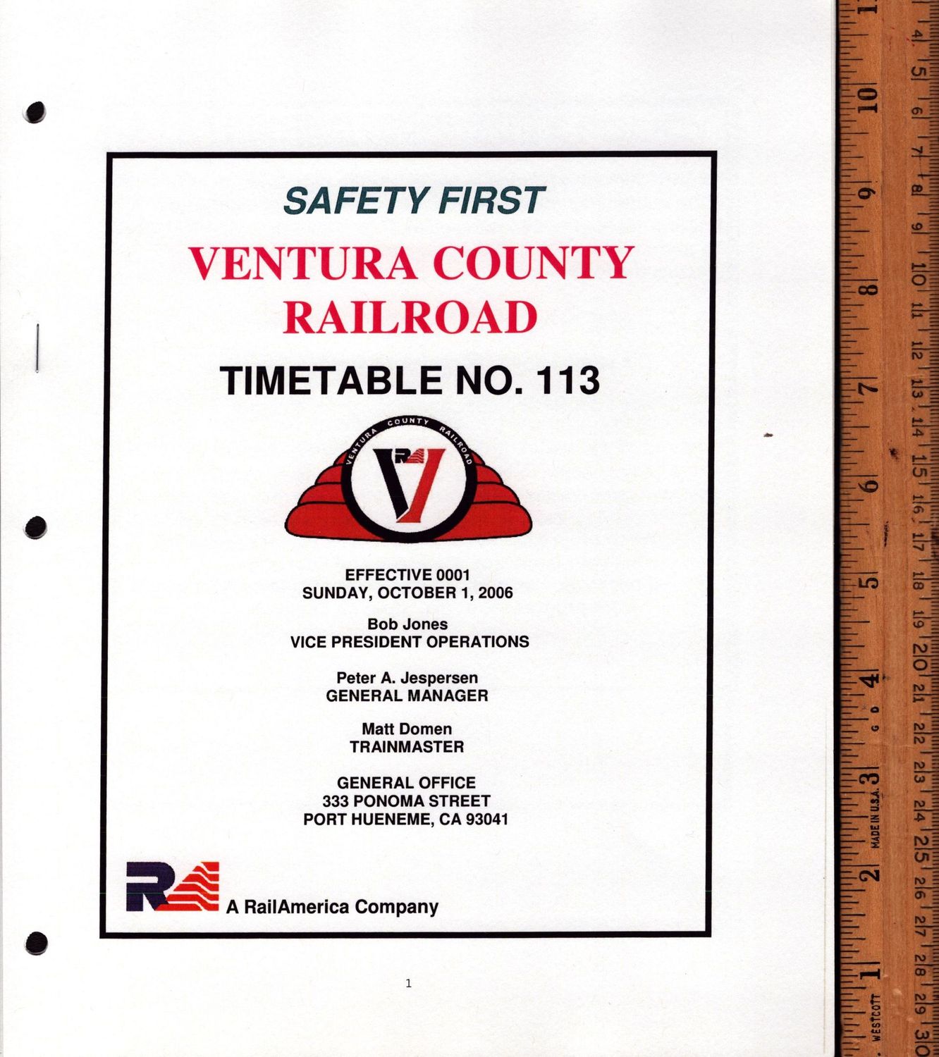 Ventura County Railroad 2006