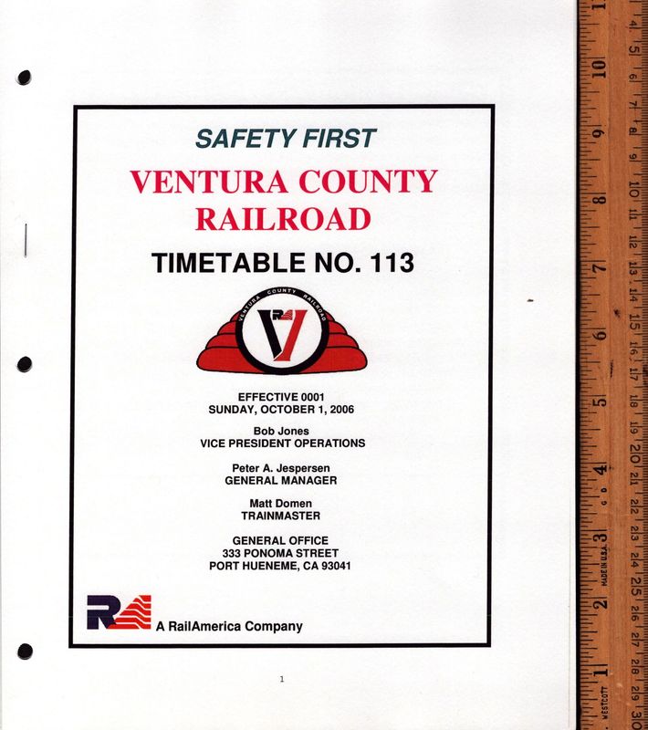 Ventura County Railroad 2006