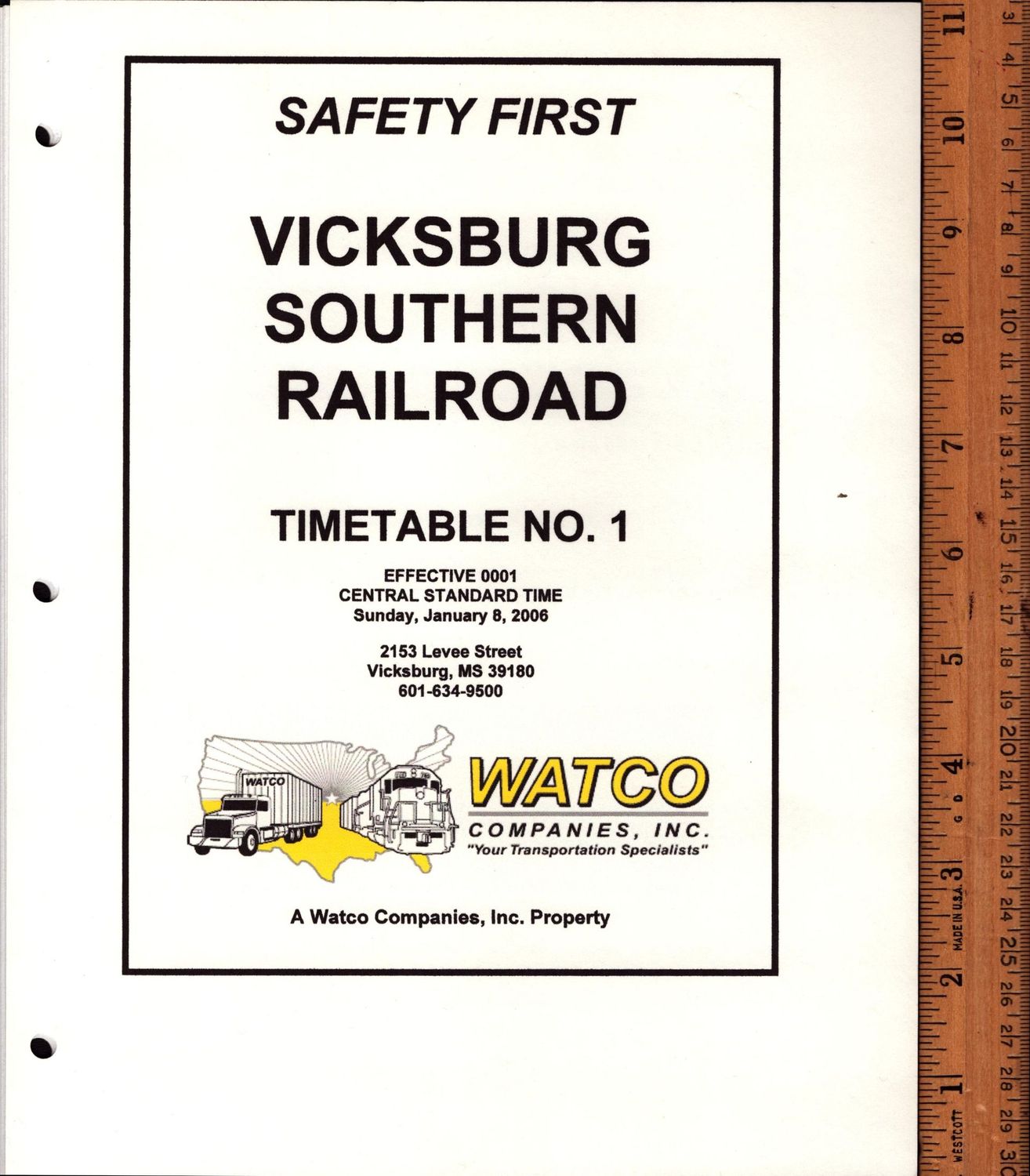 Vicksburg Southern Railroad 2006