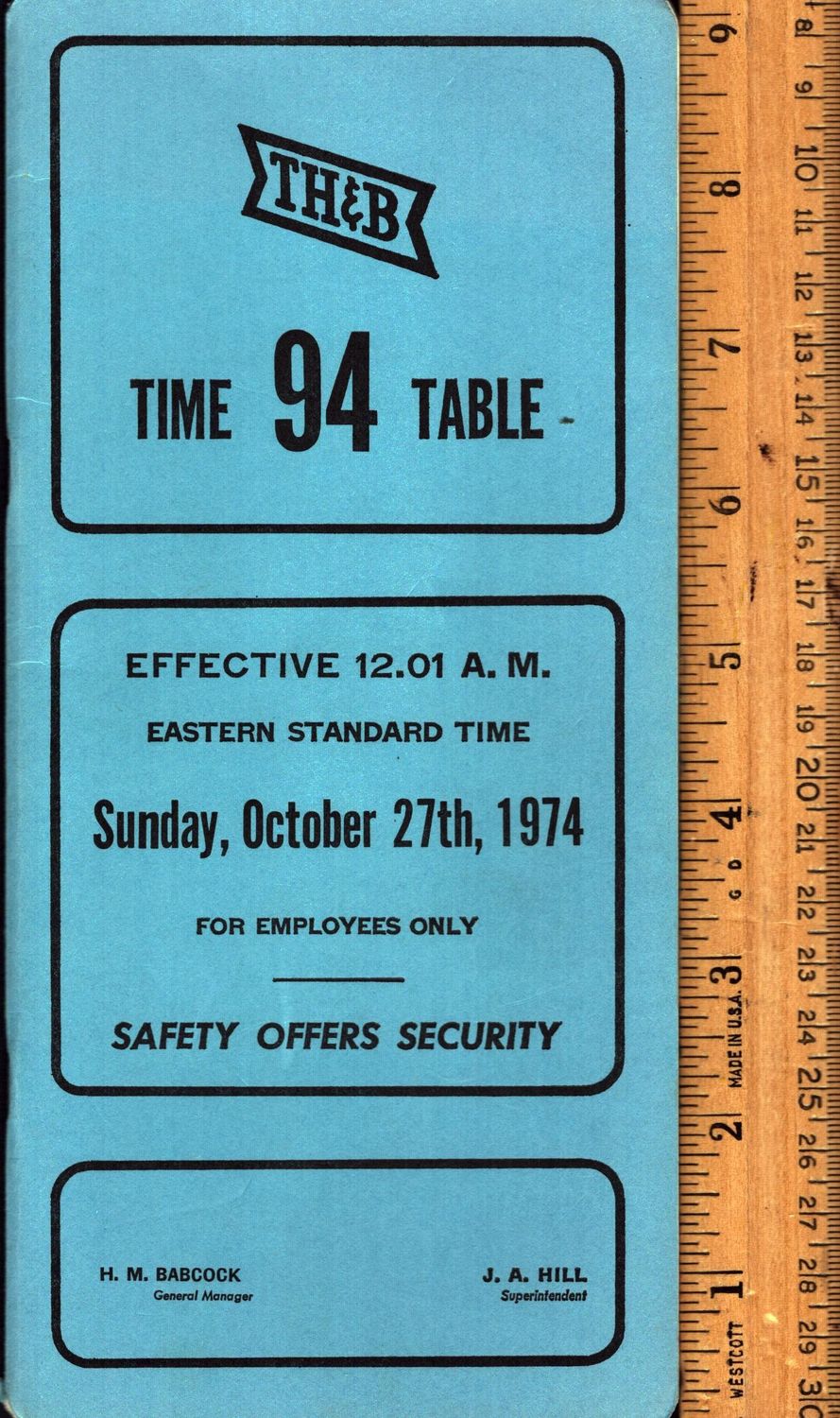 Toronto, Hamilton & Buffalo Railway 1974