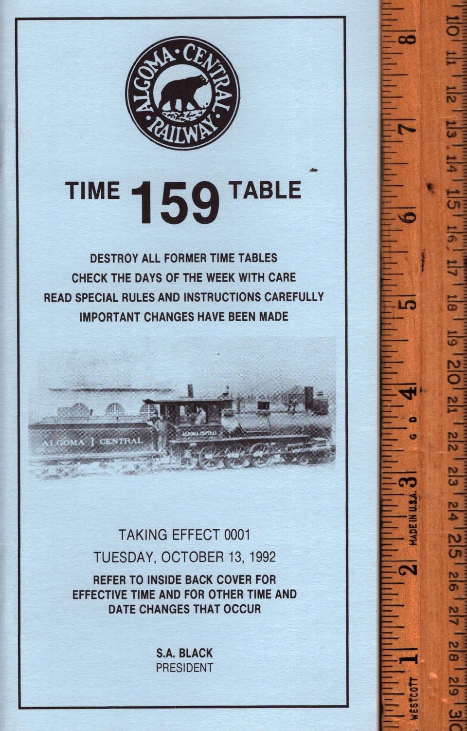 Algoma Central Railway 1992