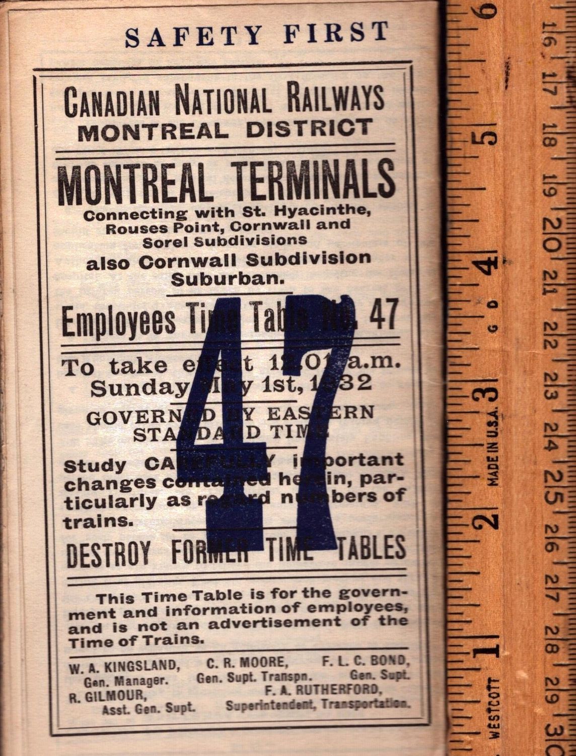 Canadian National Montreal Terminals 1932