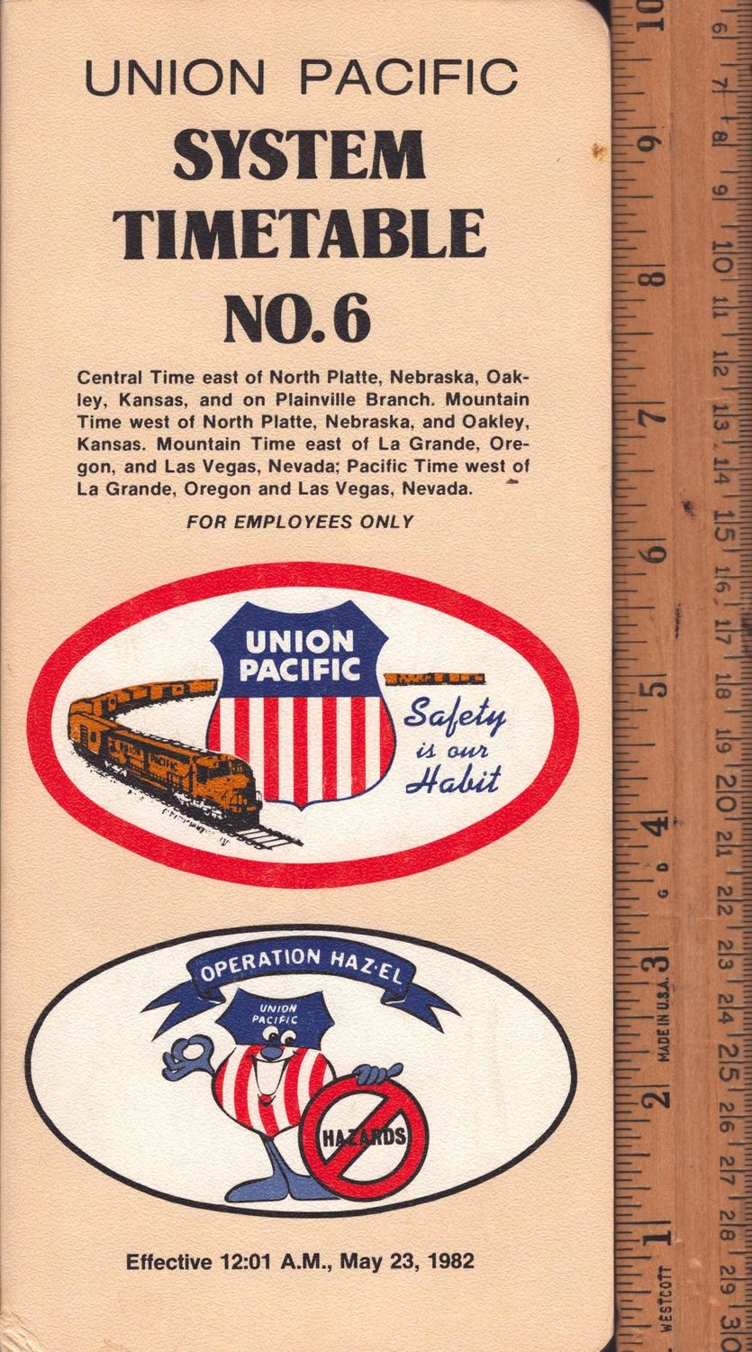 Union Pacific Railroad 1982