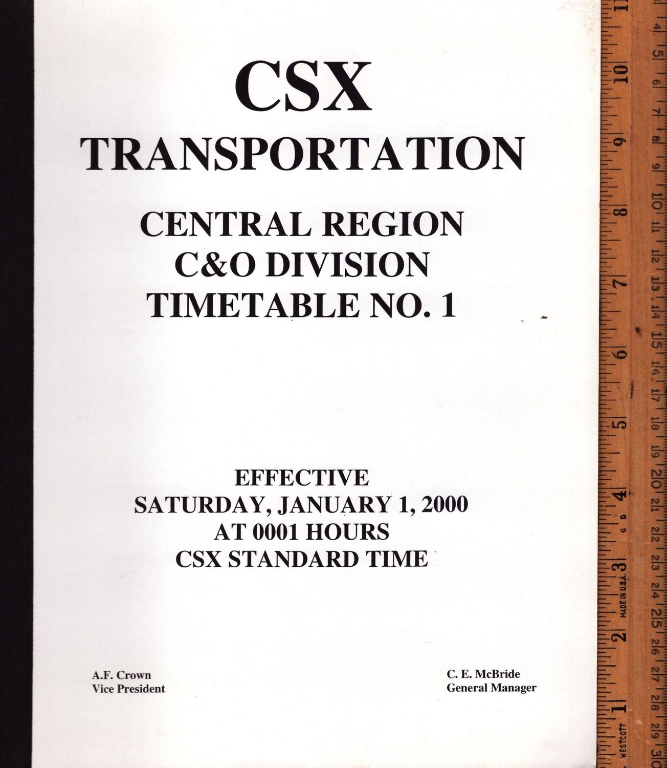 CSX C&O Division 2000