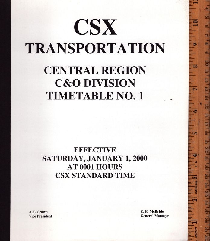 CSX C&O Division 2000