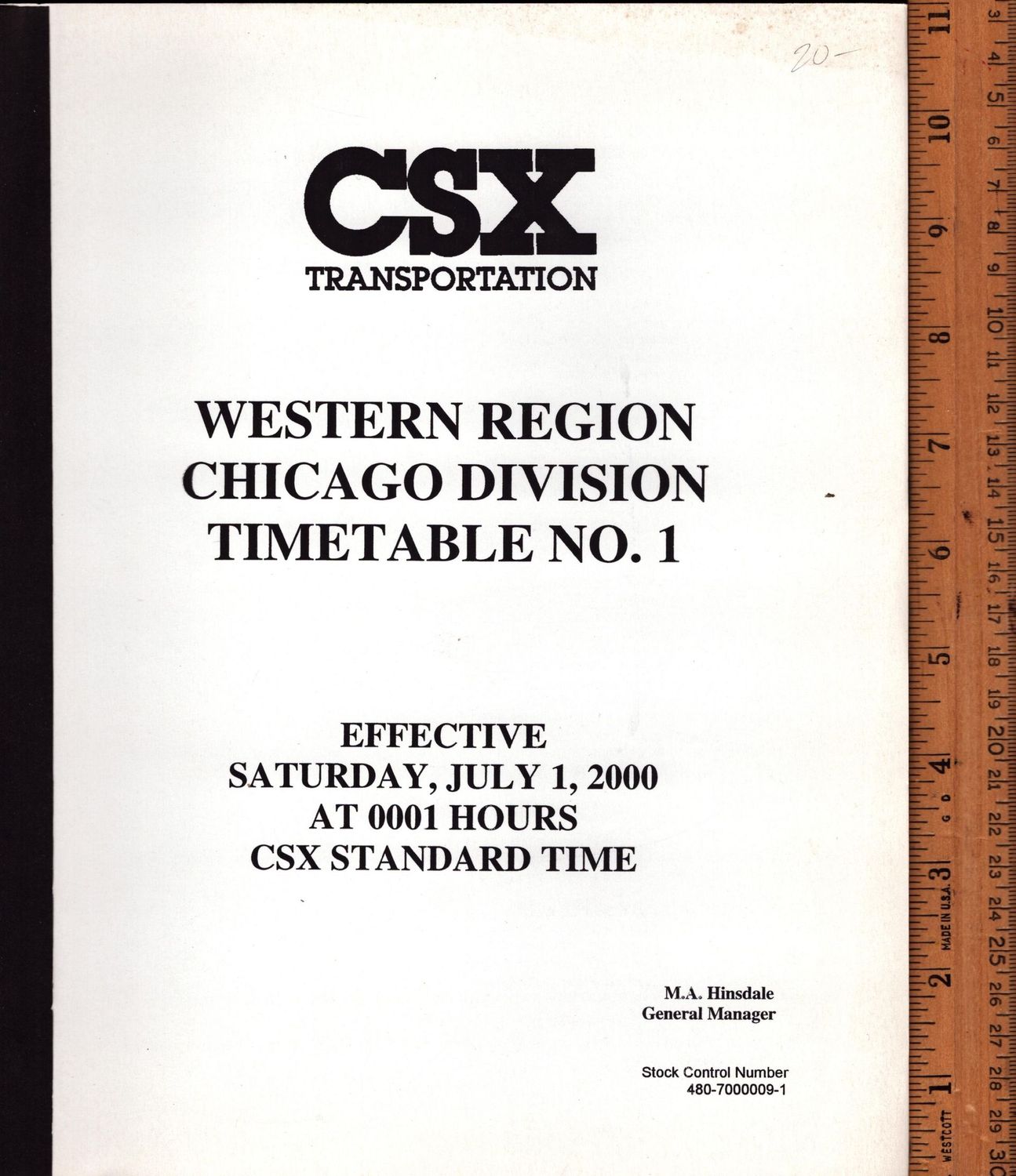 CSX Chicago Division 2000