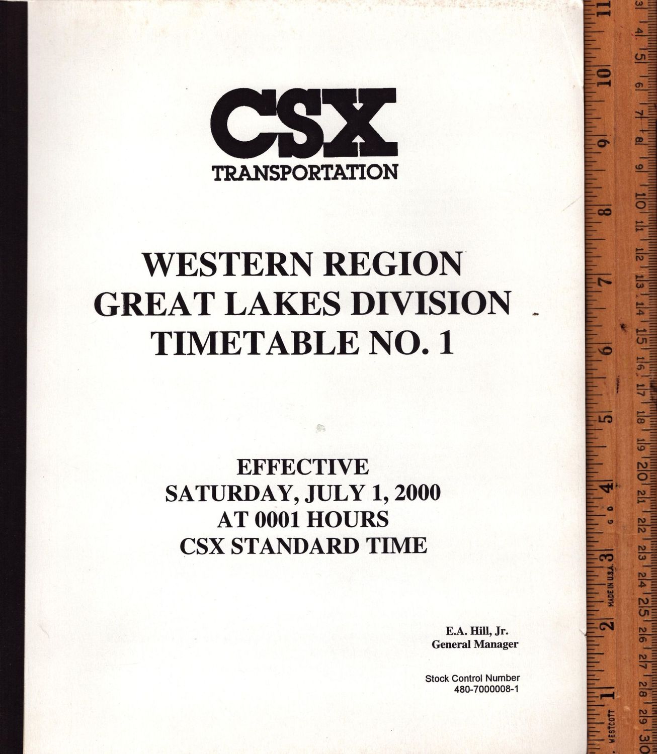 CSX Great Lakes Division 2000