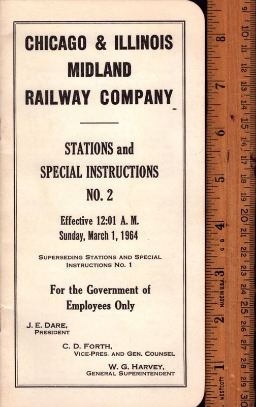Chicago & Illinois Midland Railway 1964