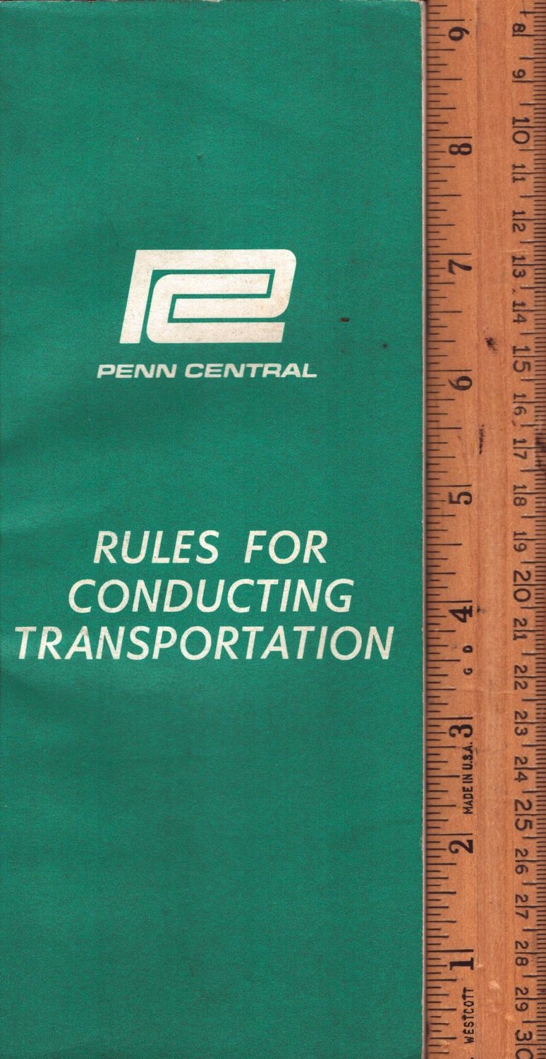 Penn Central Rules for Conducting Transportation 1968