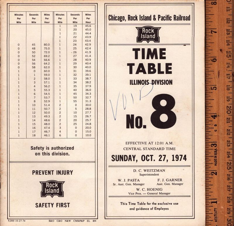 Rock Island Illinois Division 1974