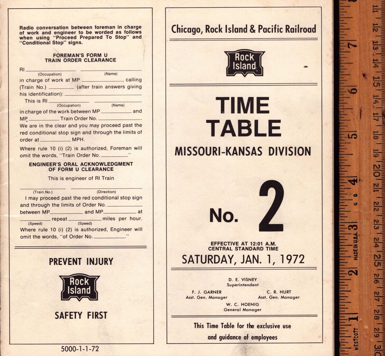 Rock Island Missouri-Kansas Division 1972