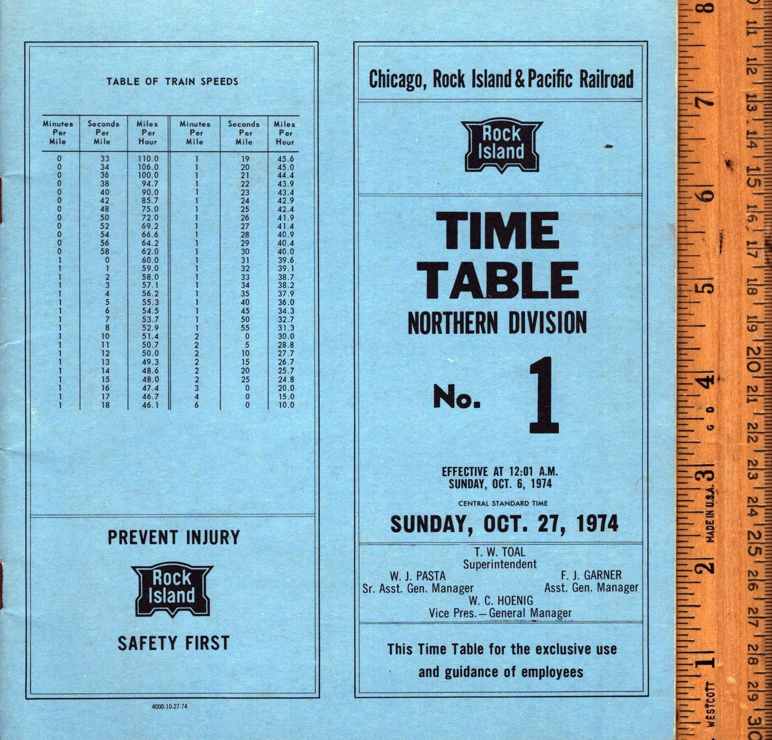 Rock Island Northern Division 1974