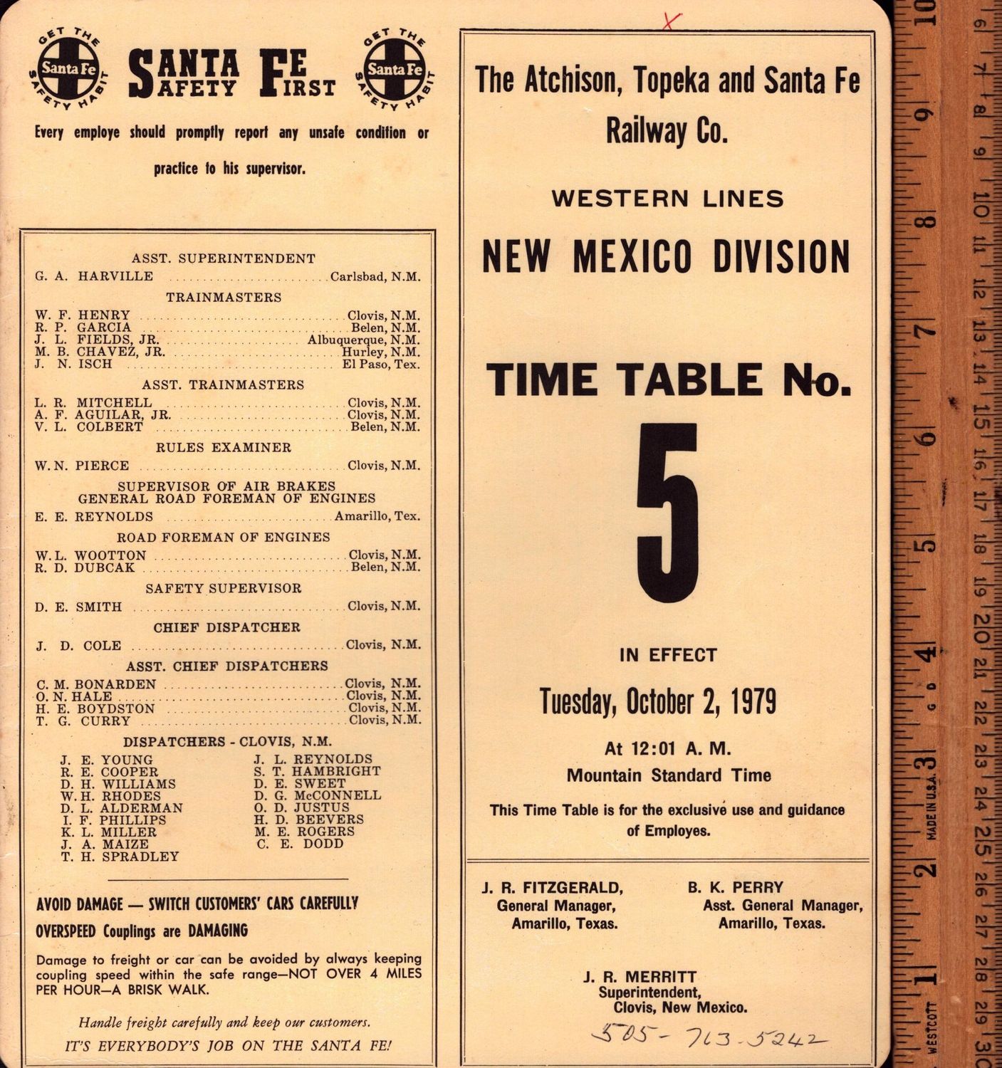 Santa Fe New Mexico Division 1979