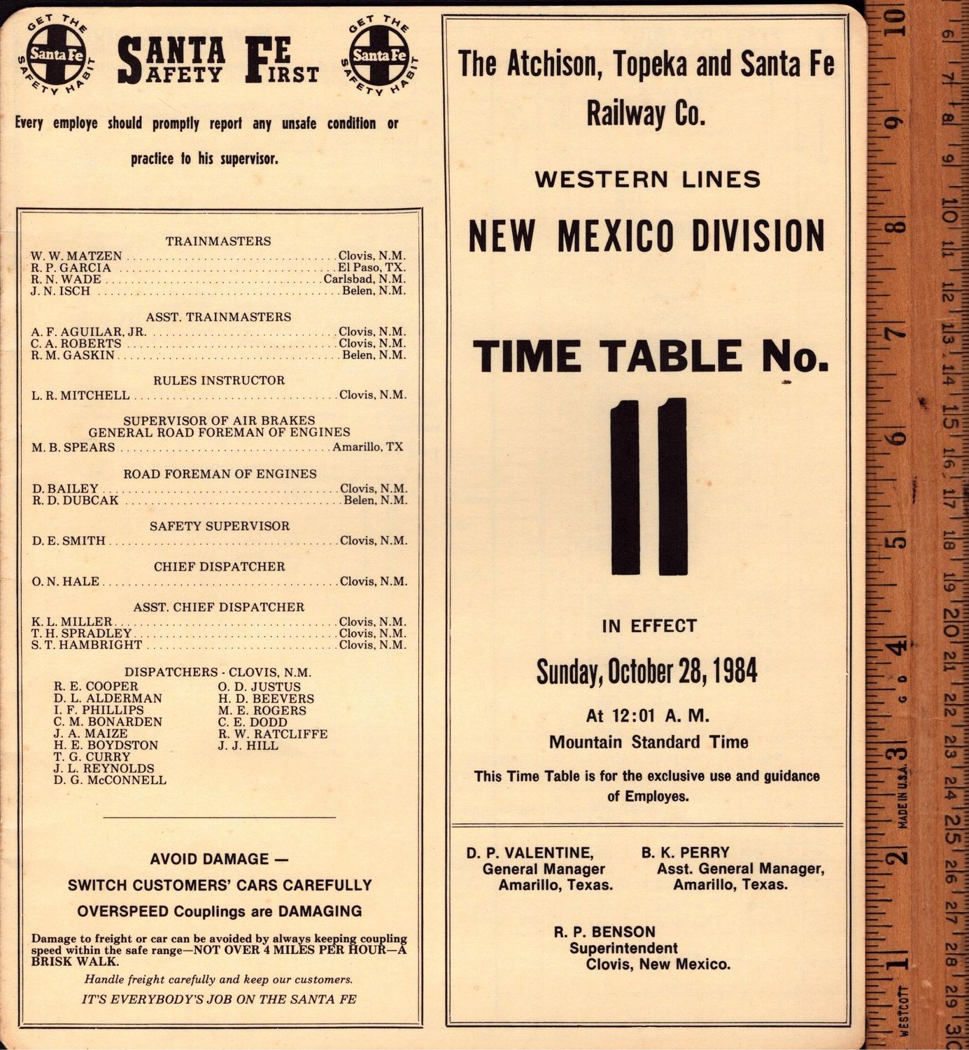 Santa Fe New Mexico Division 1984