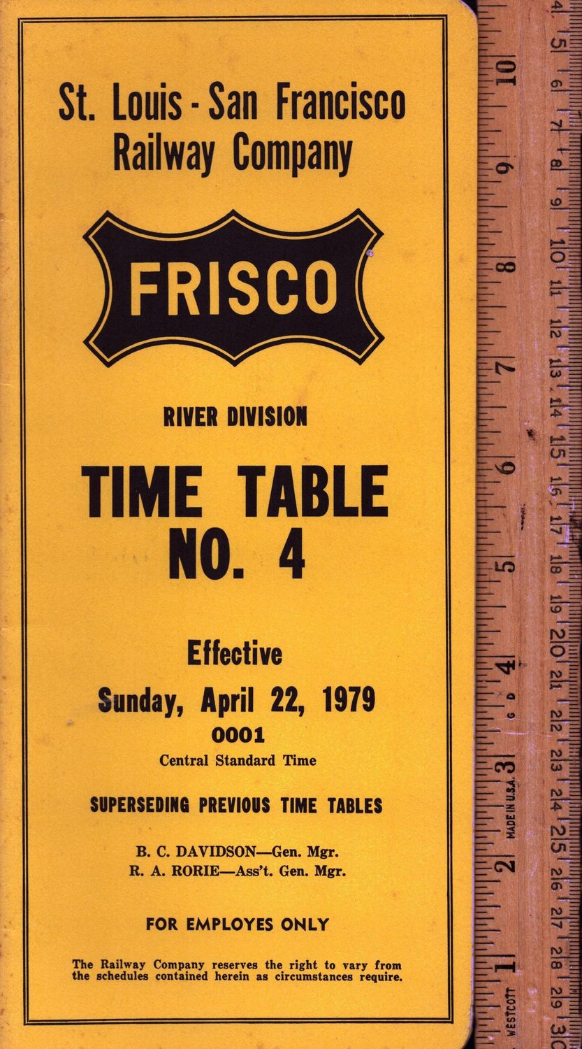 St. Louis-San Francisco River Division 1979