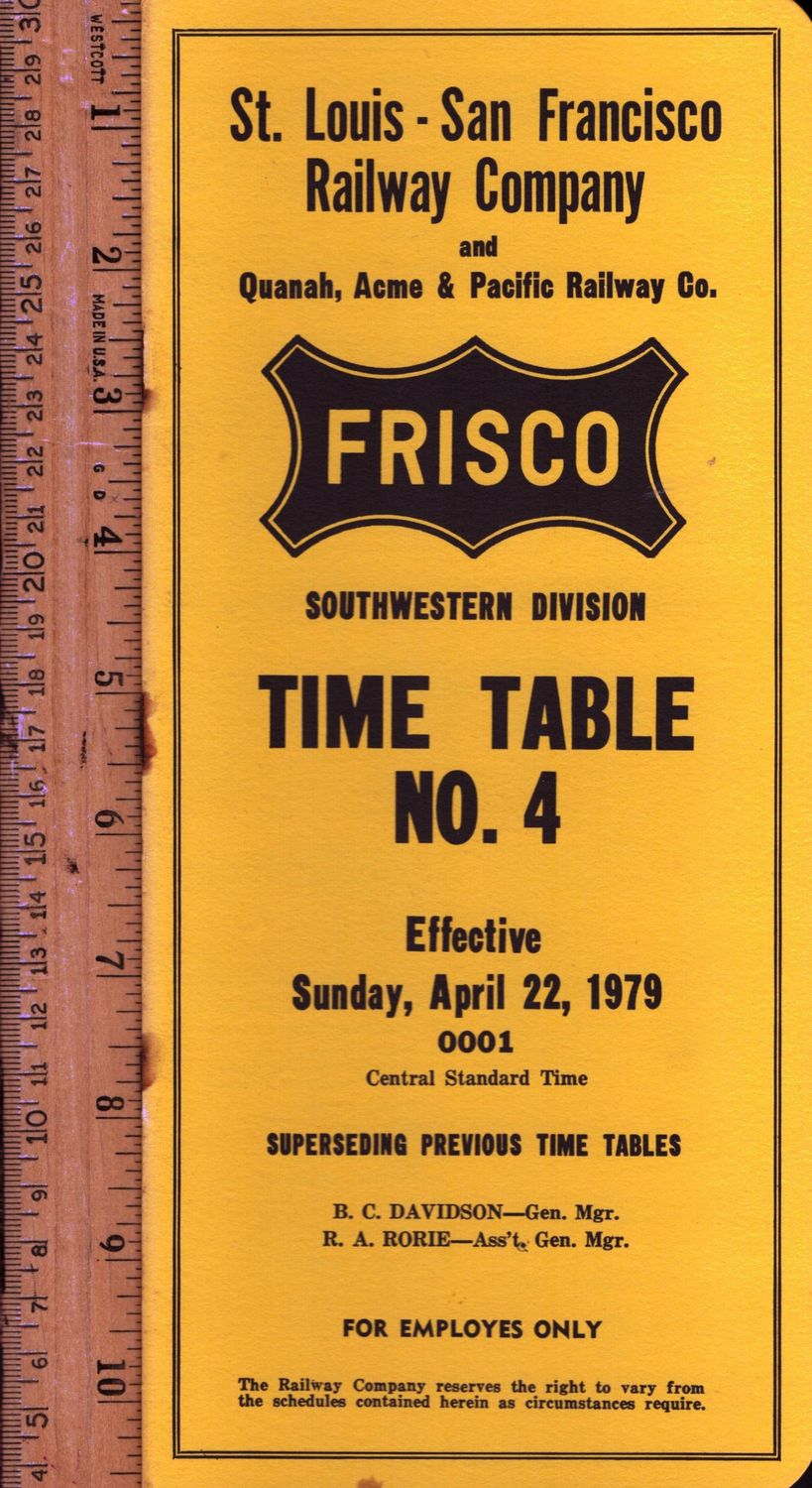 St. Louis-San Francisco Southwestern Division 1979
