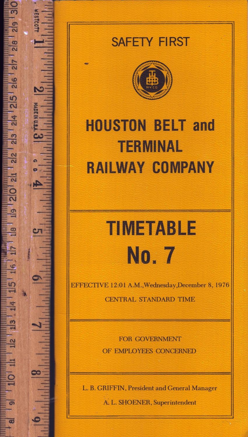 Houston Belt and Terminal Railway 1976