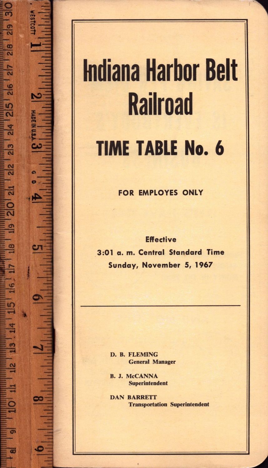 Indiana Harbor Belt Railroad 1967
