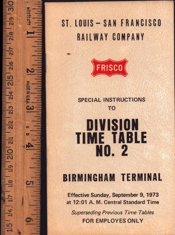 St. Louis-San Francisco Birmingham Terminal 1973