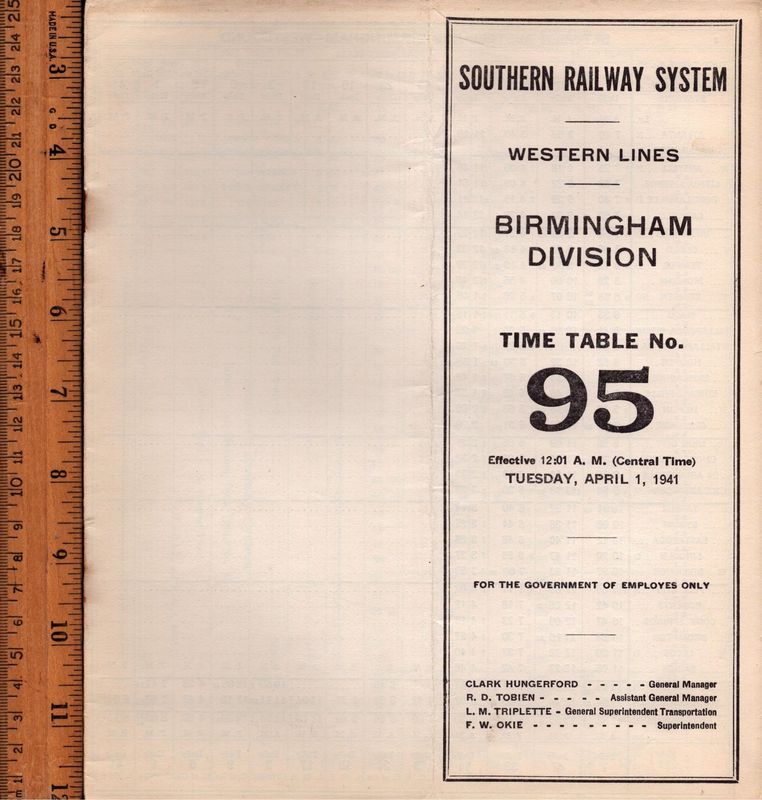 Southern Birmingham Division 1941