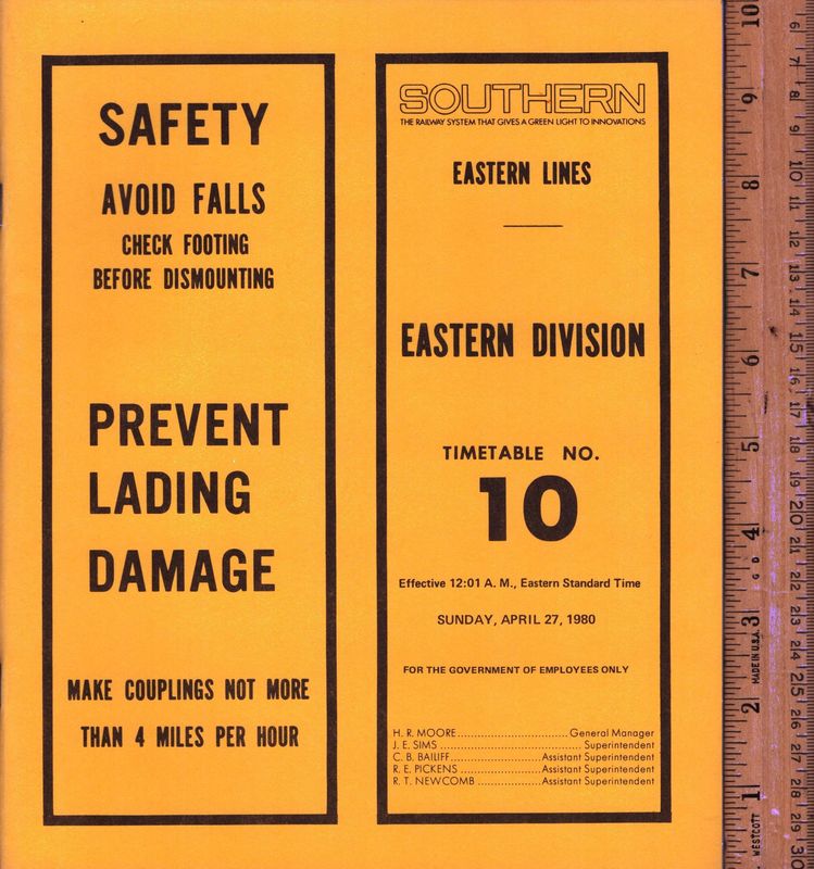 Southern Eastern Division 1980