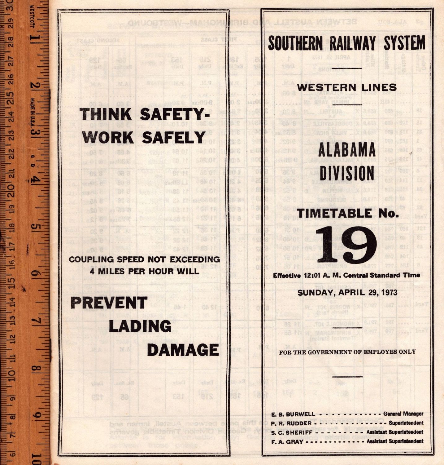 Southern Alabama Division 1973