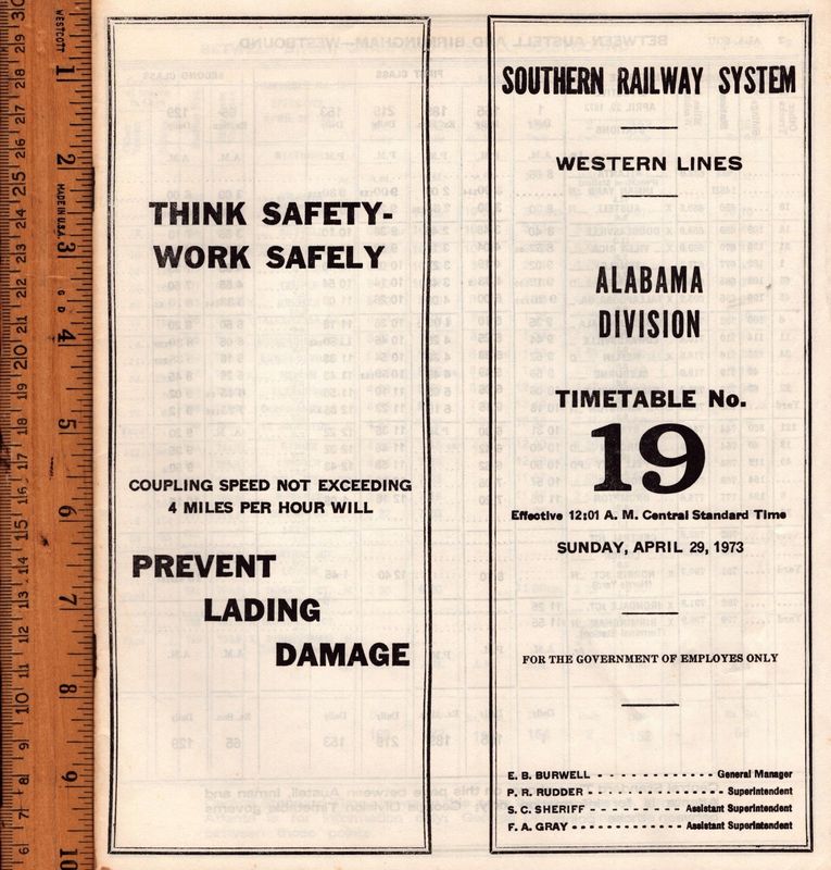 Southern Alabama Division 1973