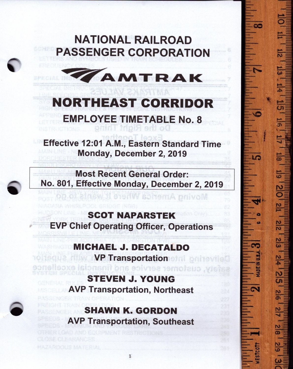 Amtrak Northeast Corridor 2019 Amtrak Northeast Corridor 2019