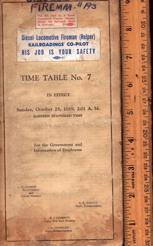 Lehigh Valley Railroad 1959