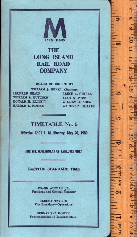 Long Island Rail Road 1969
