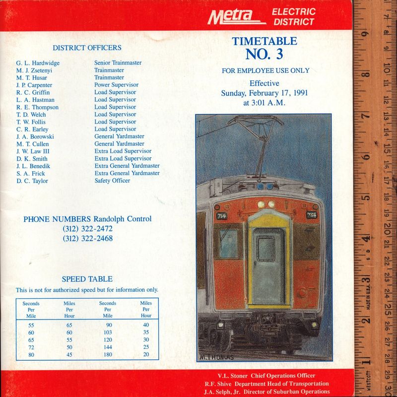 Metra Electric District 1991