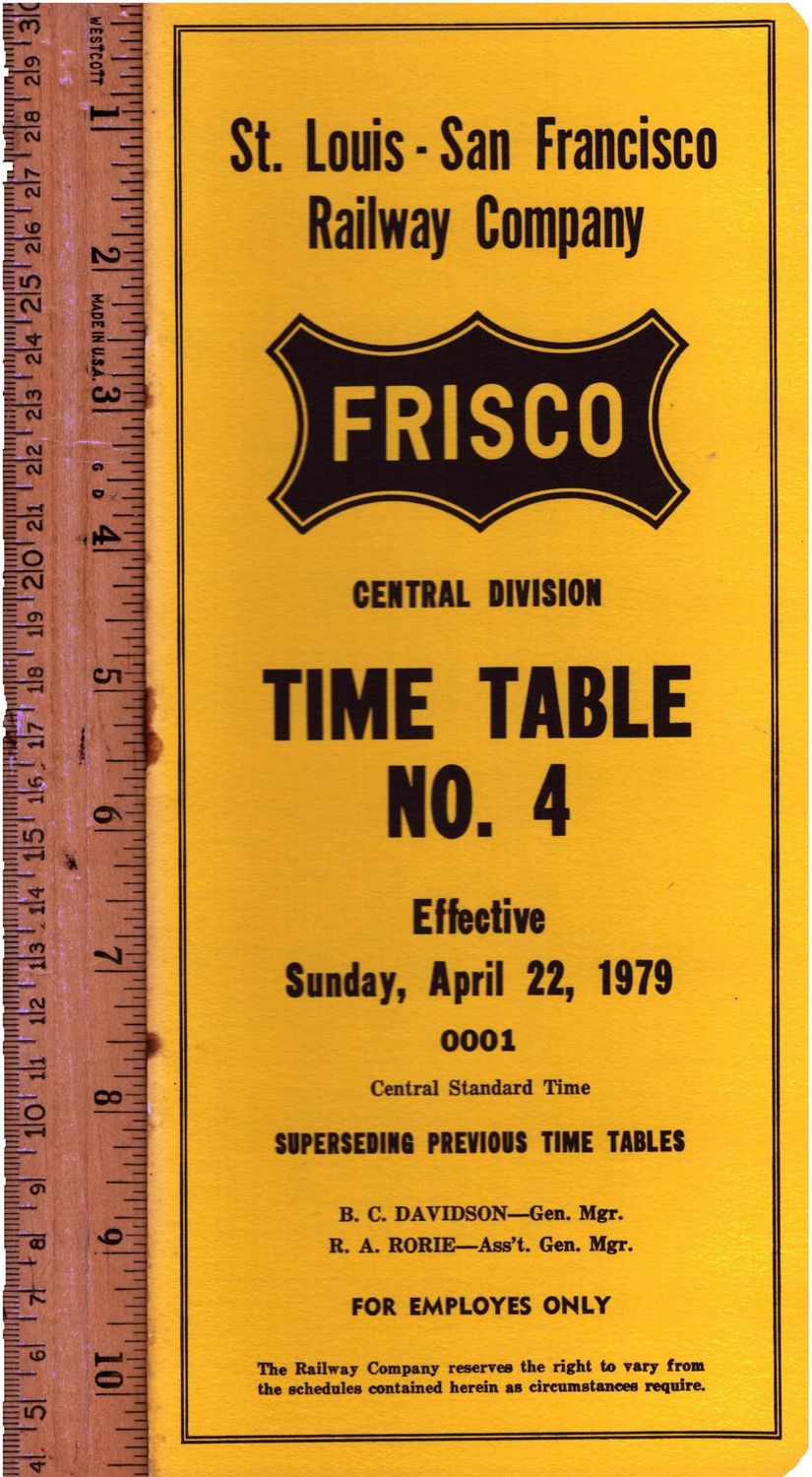 St. Louis-San Francisco Central Division 1979