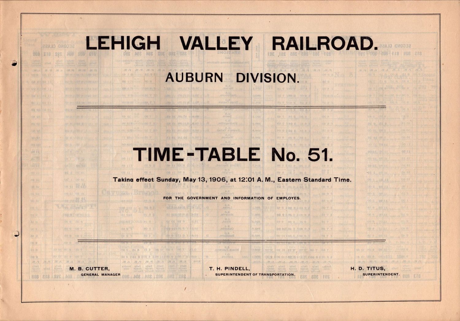 Lehigh Valley Auburn Division 1906