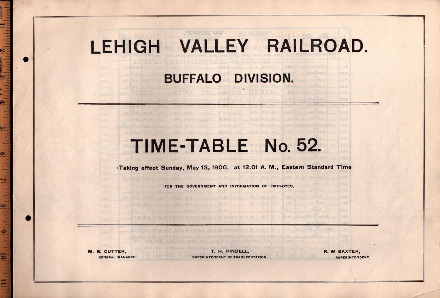 Lehigh Valley Buffalo Division 1906