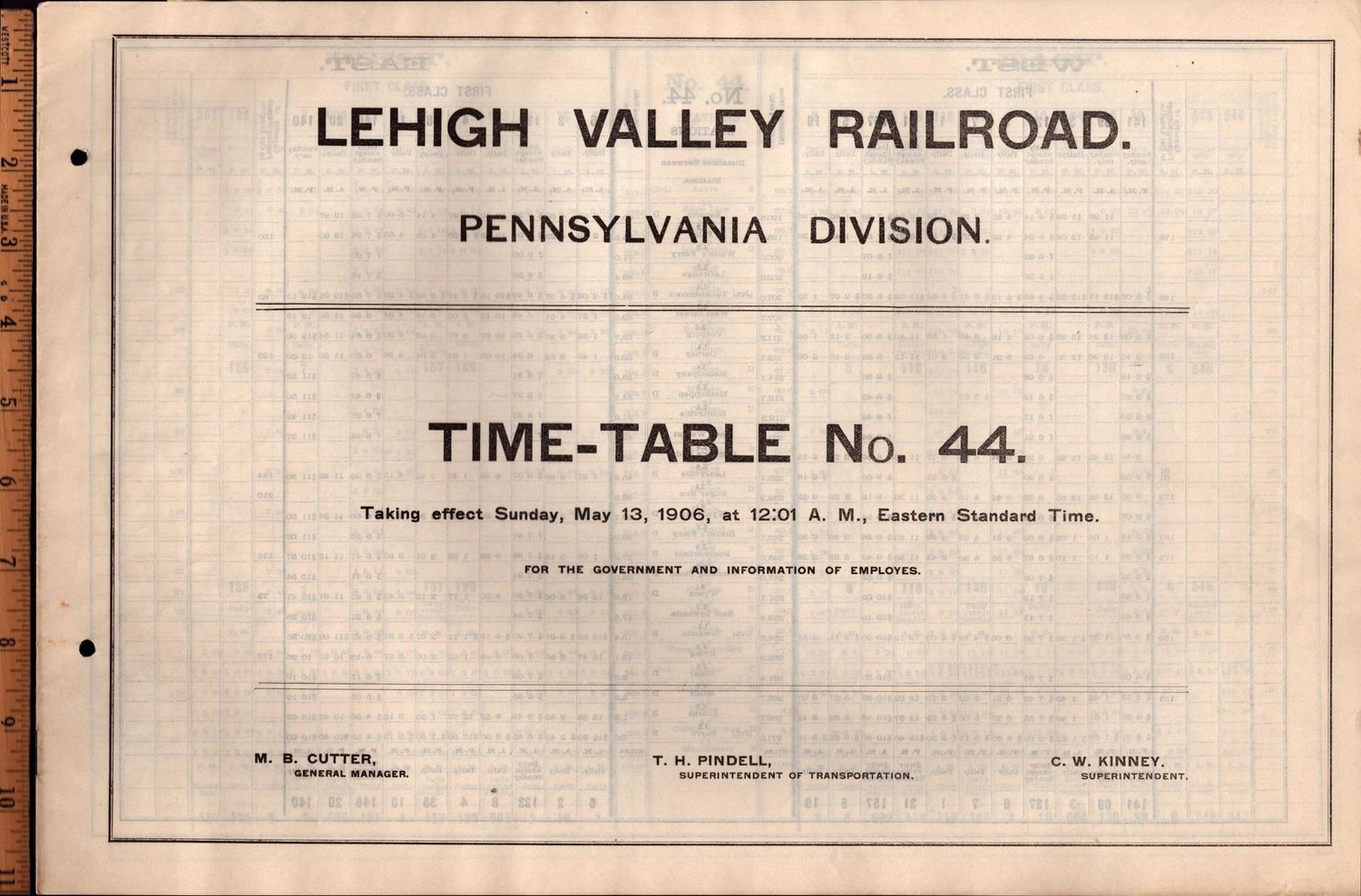 Lehigh Valley Pennsylvania Division 1906