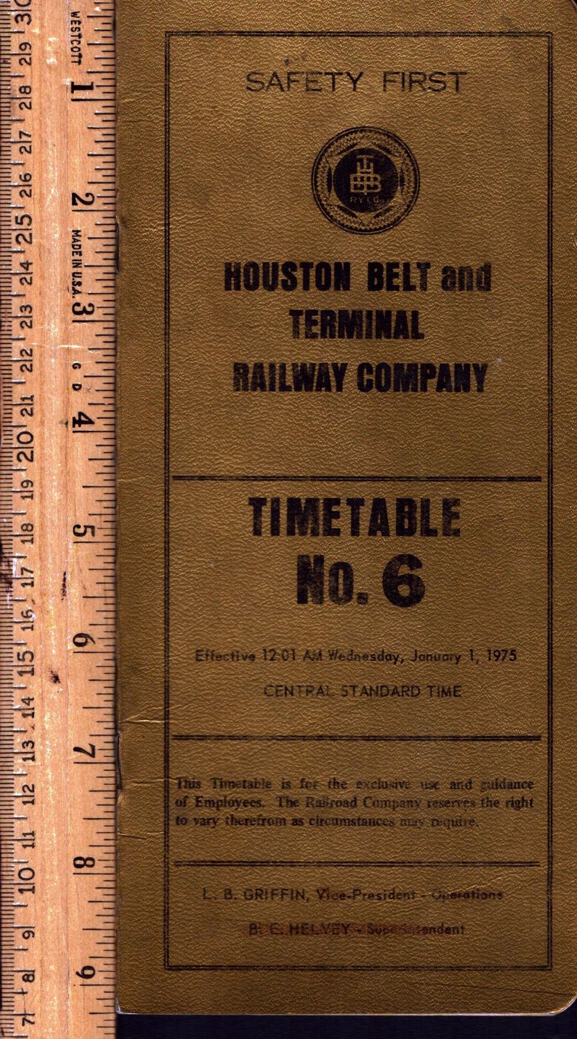 Houston Belt & Terminal Railway 1975