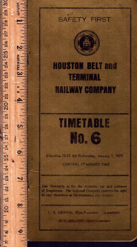 Houston Belt & Terminal Railway 1975