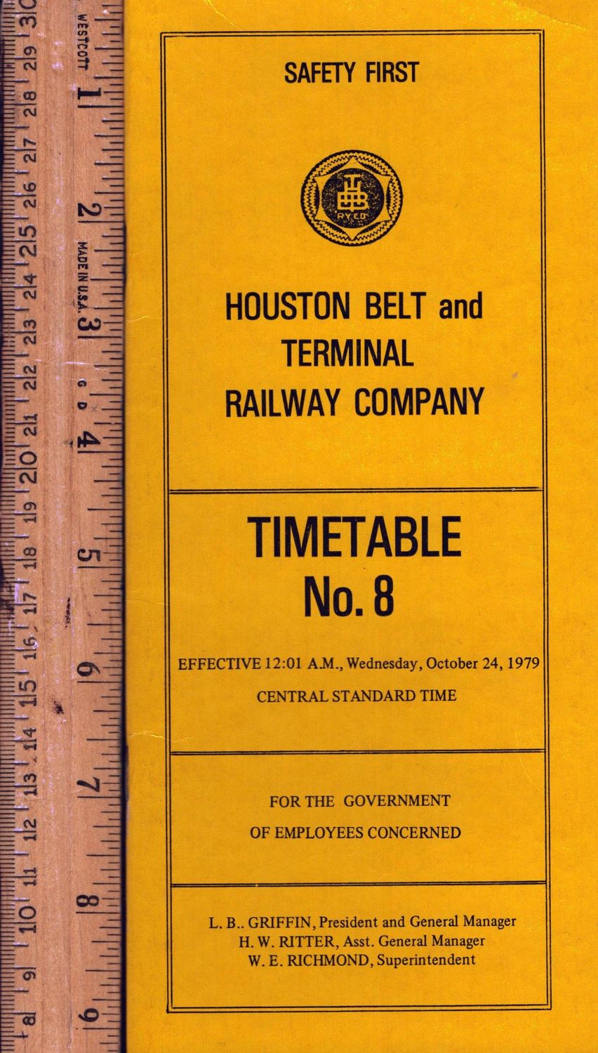 Houston Belt & Terminal Railway 1979