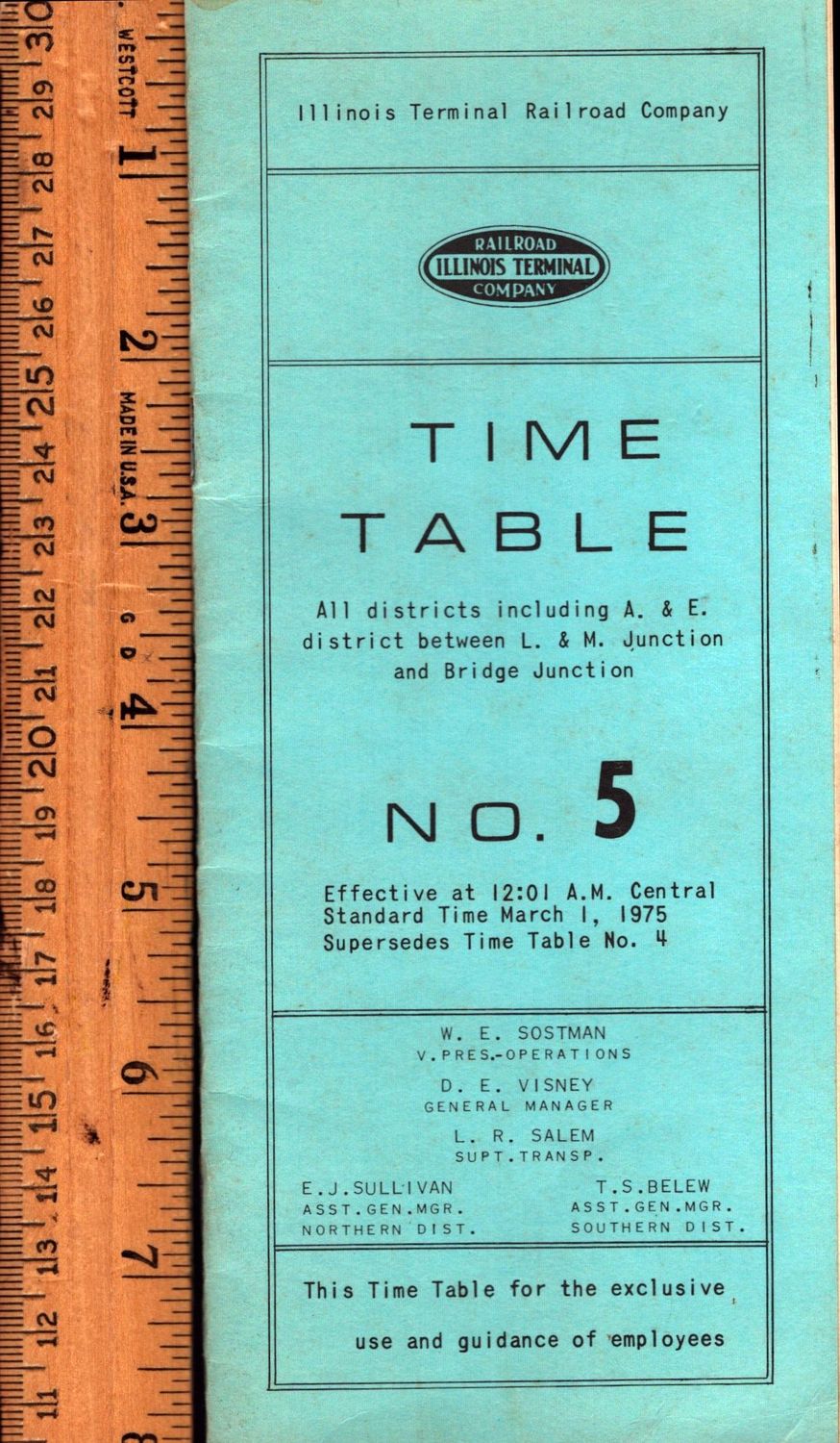 Illinois Terminal Railroad 1975
