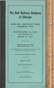Belt Railway Company of Chicago 1961 Belt Railway Company of Chicago 1961