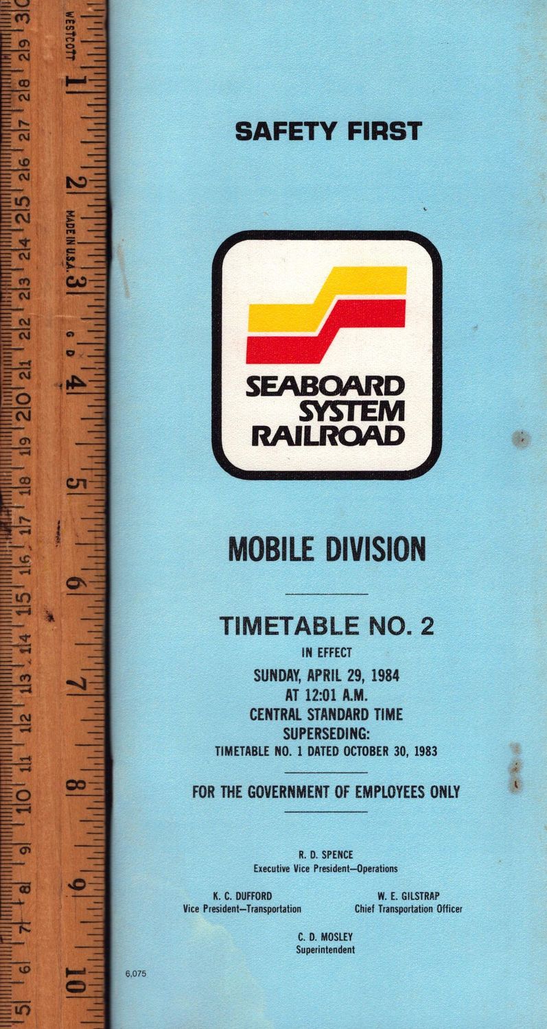 Seaboard System Mobile Division 1983